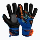 Mănuși de portar Reusch Attrakt Infinity NC Junior electric blue/shocking orange/black
