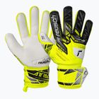 Mănuși de portar pentru copii Reusch Attrakt Grip Junior safety yellow/silver