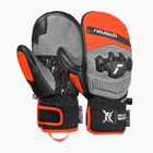 Mănuși de schi pentru copii Reusch Worldcup Warrior GS Mitten black/silver/fluo red