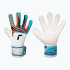 Mănuși de portar Reusch Attrakt SpeedBump white/light blue