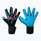Mănuși de portar Reusch Attrakt Freegel Aqua black/shocking orange/aqua blue