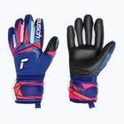 Mănuși de portar pentru copii Reusch Attrakt Infinity Evolution NC Junior sharp blue/shocking orange/black
