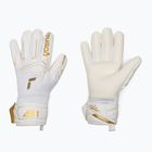 Mănuși de portar pentru copii Reusch Attrakt AB1 Advance Junior white/gold