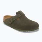 Șlapi BIRKENSTOCK Boston Suede Leather thyme