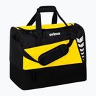 Geantă de antrenament ERIMA Six Wings Sports Bag With Bottom Compartment 35 l yellow/black