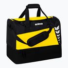 Geantă de antrenament ERIMA Six Wings Sports Bag With Bottom Compartment 60 l yellow/black