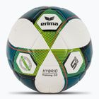 Minge de fotbal ERIMA Hybrid Training 2.0 mykonos blue/lime mărime 5