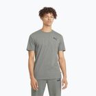 Tricou pentru bărbați PUMA Ess Small Logo Tee medium gray heather/medium gray heather/cat