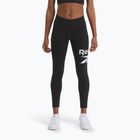 Jambiere pentru femei Reebok Identity Big Logo Bumbac negru