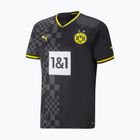 Tricou de fotbal pentru bărbați PUMA BVB Away Replica negru 765884 02