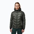 Geacă de puf pentru bărbați  Jack Wolfskin Alpspitze Down Hoody slate green
