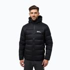 Geacă cu puf pentru bărbați Jack Wolfskin Nebelhorn Down Hoody black
