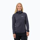 Hanorac pentru femei Jack Wolfskin Kolbenberg Hooded Fz graphite