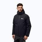 Geacă cu puf pentru bărbați Jack Wolfskin Wisper Ins black