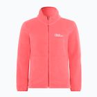 Hanorac fleece pentru copii Jack Wolfskin Taunus sunset coral