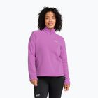 Bluză fleece pentru femei Jack Wolfskin Taunus 100 Half Zip foxglove