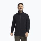 Bluză fleece pentru bărbați Jack Wolfskin Taunus 100 Full Zip black