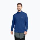Bluză de trekking pentru bărbați Jack Wolfskin Litestride Full Zip blue orchid