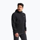 Geacă rezistentă la vânt pentru bărbați Jack Wolfskin Wild Winds Hooded black