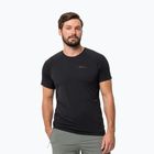 Tricou de trekking pentru bărbați Jack Wolfskin Prelight Pro negru 1809251