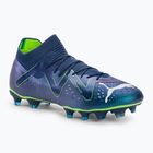 PUMA Future Pro FG/AG ghete de fotbal pentru bărbați albastru persan/alb/puma alb/pro verde