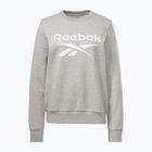 Hanorace Reebok Identity Big Logo Fleece Crew pentru femei gri mediu heather