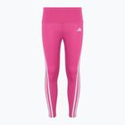 Colanți pentru copii adidas Essentials Aerorady 3-Stripes High Waisted semi lucid fuchsia/white