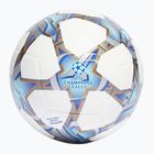 Minge de fotbal adidas UCL Training 23/24 white/silver metallic/bright cyan/royal mărime 4