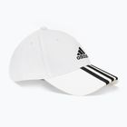 Șapcă adidas Baseball 3-Stripes Cotton Twill white/ black