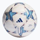 Minge de fotbal adidas UCL Competition 23/24 white/silver metallic/bright cyan/royal mărime 5