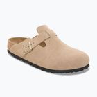 Șlapi BIRKENSTOCK Boston Suede Leather sandcastle