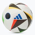 Minge de fotbal adidas Ekstraklasa Training white/black/glow blue mărime 5