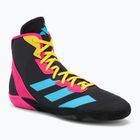 Încălțăminte de box adidas Adizero black/signal cyan/shock pink