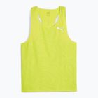 Tricou top de alergat pentru bărbați PUMA Run Ultraspun Singlet green