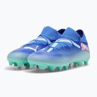 Încălțăminte de fotbal pentru bărbați  PUMA Future 7 Pro FG/AG bluemazing/puma white/electric peppermint