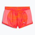 Pantaloni scurți de alergare pentru femei  PUMA Run Favorite AOP Velocity 3" sunset glow/ sun stream