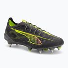 Încălțăminte de fotbal pentru bărbați  PUMA Ultra 5 Ultimate MxSG matte aged silver/yellow alert/sun struck