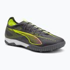 Încălțăminte de fotbal pentru bărbați PUMA Ultra 5 Match TT matte aged silver/yellow alert/puma aged silver
