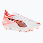 Încălțăminte de fotbal pentru copii PUMA Ultra 5 Pro FG/AG Jr puma white/puma black/glowing red