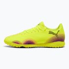 Încălțăminte de fotbal pentru bărbați PUMA Future 8 Play TT yellow alert/ puma black/ sun struck