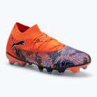 Încălțăminte de fotbal pentru bărbați PUMA Future 8 Match Creativity FG/AG orange poppy/black/dark amethyst/electric peppermint