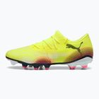 Încălțăminte de fotbal pentru bărbați PUMA Future 8 Match Low FG/AG yellow alert/ puma black/ sun struck