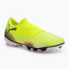 Încălțăminte de fotbal pentru bărbați PUMA Future 8 Match Low FG/AG yellow alert/ puma black/ sun struck