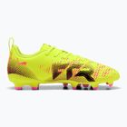 Încălțăminte de fotbal pentru copii PUMA Future 8 Play FG/AG Jr yellow alert/puma black/sun struck