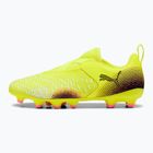 Încălțăminte de fotbal pentru copii PUMA Future 8 Match LL FG/AG yellow alert/ puma black/ sun struck