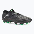 Încălțăminte de fotbal pentru bărbați PUMA Future 8 Ultimate Low FG puma black/cool light gray/fluo green