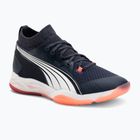 Încălțăminte de handbal pentru bărbați PUMA Eliminate Nitro SQD parisian night / puma white / glowing red