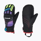 Mănuși de schi pentru copii  ZIENER Luron Aquashield PR Mitten multicolor