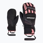 Mănuși de schi pentru copii  ZIENER Luron Aquashield PR Mitten black/pink vani