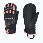 Mănuși de schi pentru copii  ZIENER Luron Aquashield PR Mitten black/pink vani